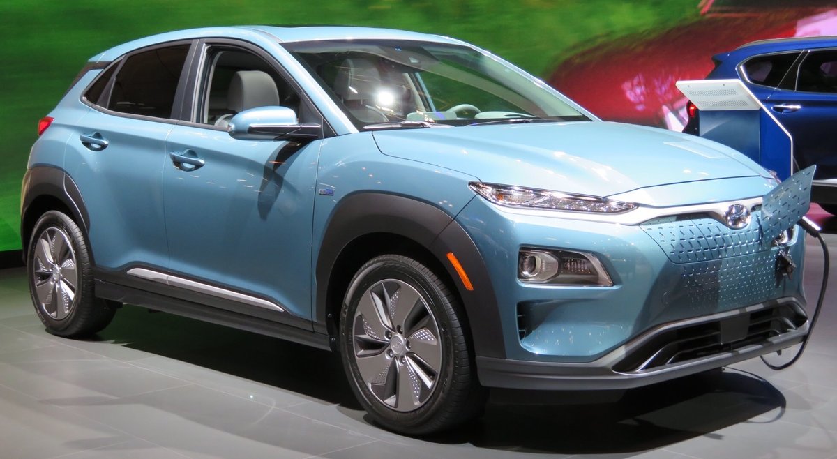 Hyundai Kona Electric 2019, живе фото